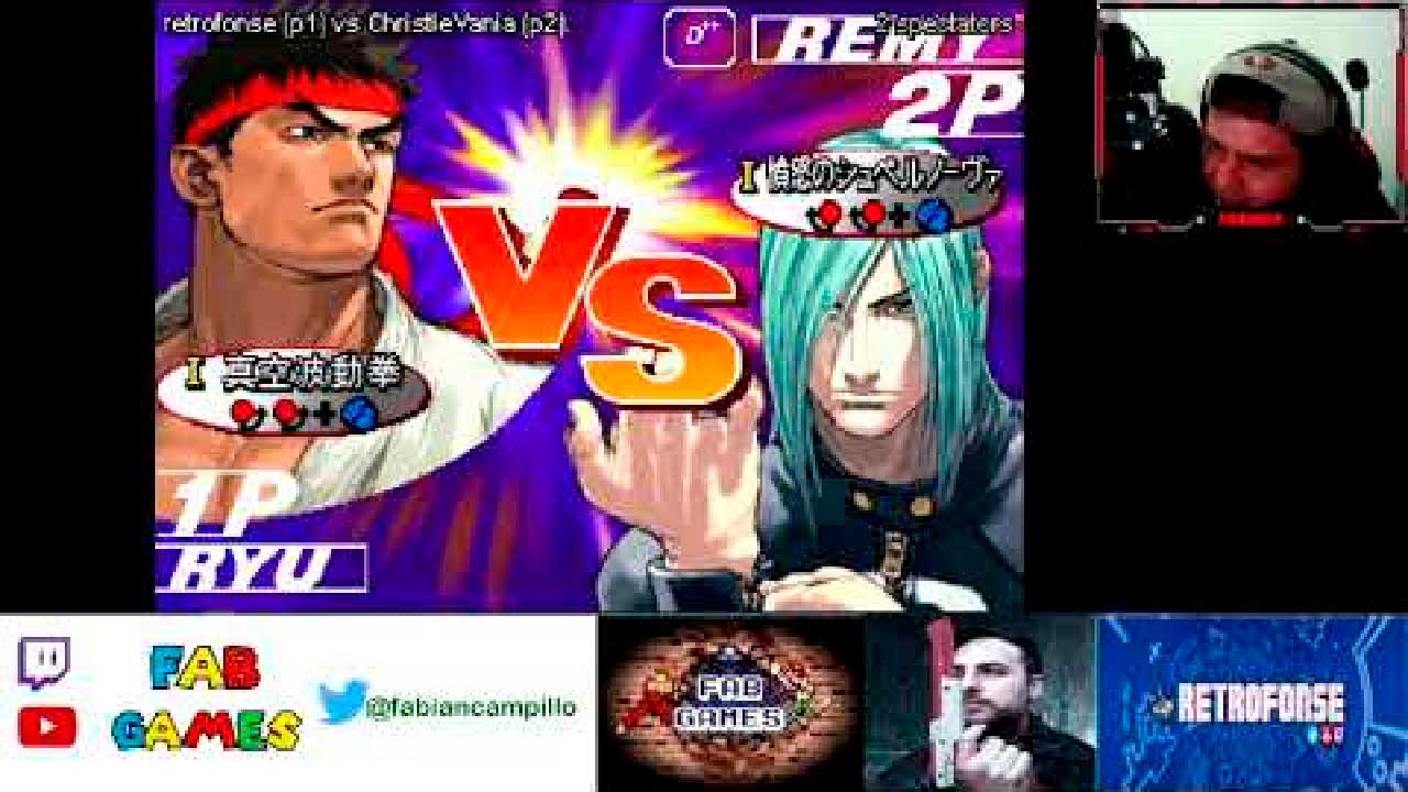 Portada RETAS DE THIRD STRIKE CON FabGames Y RetroFonse (A)