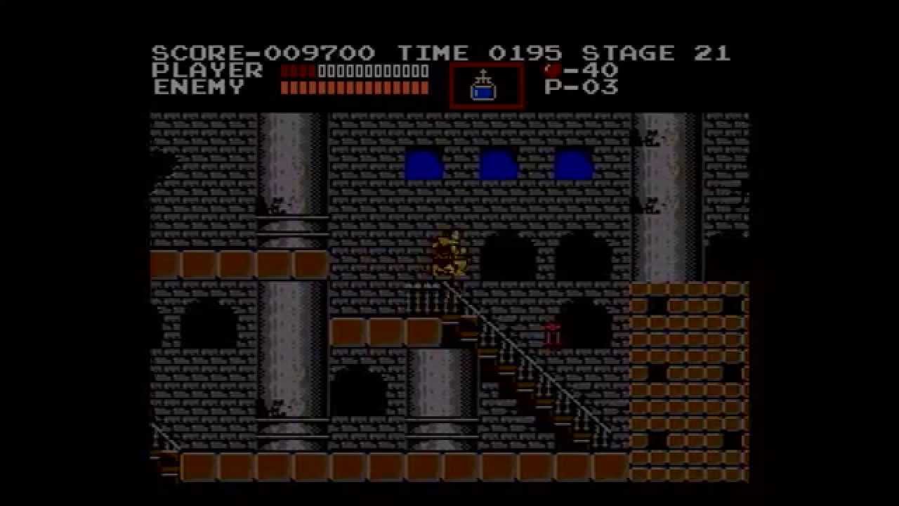 Portada Castlevania (NES - Wii Virtual Console) Upscaled a 720p con Scanlines